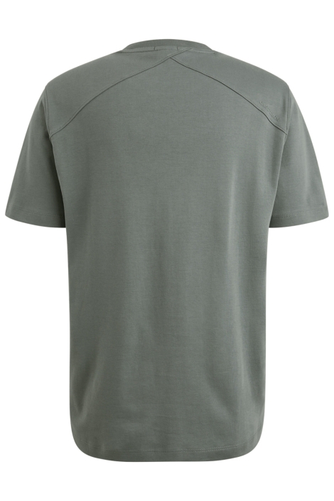 Cast Iron short sleeve r-neck regular fit in